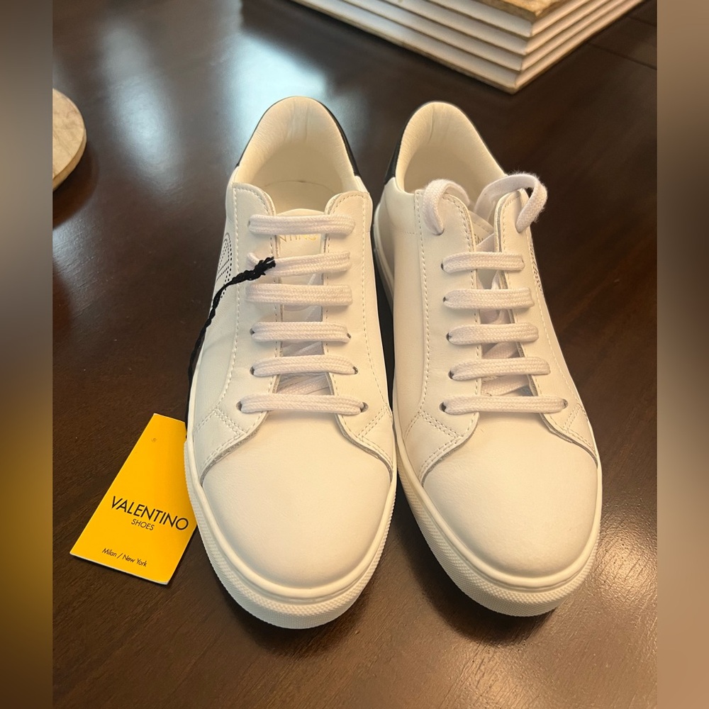 Valentino Classic White Sneakers